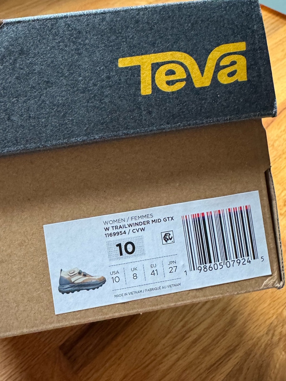Teva Trailwinder Mid GORE-TEX hiking sneakers NIB - Picture 4 of 5